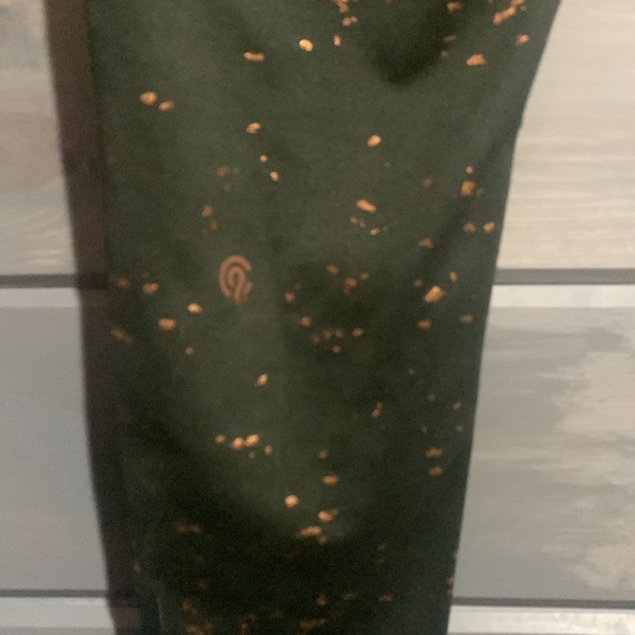 Green and copper flecked leggings - Picture 4 of 7